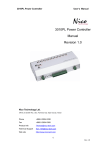 3010PL Power Controller Manual Revision 1.0