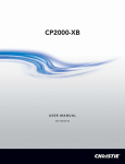 Christie CP2000-XB User Manual