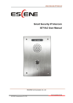 Smart Security IP Intercom IS710v2 User Manual