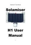 Solamiser H1 User Manual