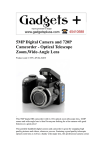 5MP Digital Camera and 720P Camcorder - Optical