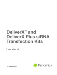 DeliverX™ and DeliverX Plus siRNA Transfection Kits