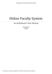 Complete Guide - Online Faculty System