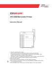 X ID 8300 Retransfer Printer Instruction Manual