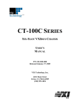 CT-100C SERIES - VTI Instruments