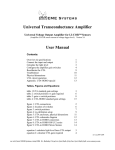 UTA Manual (ver. 2a)