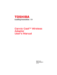 Canvio Cast™ Wireless Adapter User`s Manual
