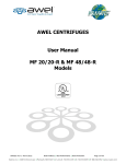 O&M Manual for NuAire MF Model Benchtop Centrifuges