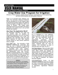 MU Extension Crop Water User Manual