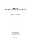 Web-TMS Web Thesaurus Management System