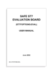 Safe ST7 evaluation board (ST7FOPTIONS