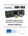 9901-UDX Product Manual V1.17