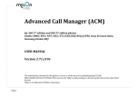 Advanced Call Manager (ACM)