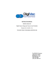 INSTRUCTION MANUAL DIGIVAC Model 201 Digital Vacuum