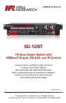 SC-12BT User`s Manual