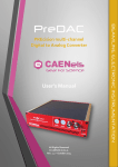 PreDAC - User`s Manual