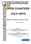 open counters cold units