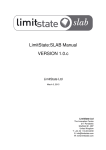 User manual - LimitState