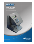 HandPunch 2000 User Manual