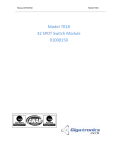 Giga-tronics ASCOR Model 7018 Users Manual