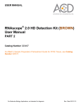RNAscope 2.0 HD Detection Kit (BROWN) User Manual