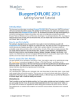 BluegemEXPLORE 2013