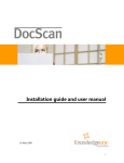 Installation guide and user manual