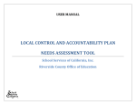 LCAP Needs Assessment Tool Manual