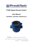 PT580 Digital Vibration Switch User Manual