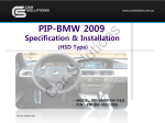 Car_Video_Interface_for_BMW_3_5_6, 7 Series 2009∼ user manual