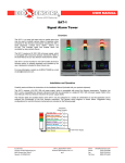 USER MANUAL SAT-1 Signal Alarm Tower