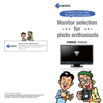 Monitor Selection for Photo Enthusiasts (PDF: 2110 KB)