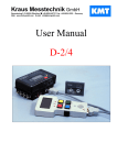 User Manual D-2/4