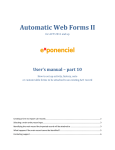PDF - Automatic Web Forms