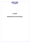 E&bull;POWER BREAKDOWN SOLUTION MANUAL