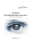 User Manual MV1-D2048-3D03/3D04 Camera Series