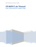 VHDL lab manuals - Front page - The University of Texas at Austin