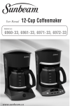 User Manual 12-Cup Coffeemaker C