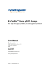 ExProfile™ gene qPCR array user manual