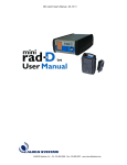 Mini rad-D User`s Manual - 03-15-11