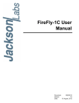 FireFly-1C User Manual - Jackson Labs Technologies, Inc.