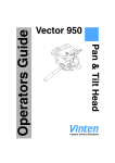 Vector 950 P an & Tilt Head