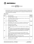 DSP56301 Chip Errata Mask 1F92R