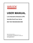 USER MANUAL - MARUSON Technology Spanish