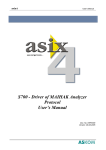 S700 - Driver of MAIHAK Analyzer Protocol User`s Manual