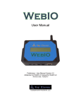WebIO User Manual