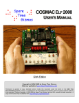 COSMAC Elf 2000 User`s Manual
