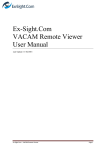 Ex-Sight.Com VACAM Remote Viewer User Manual