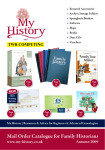 Mail Order Catalogue for Family Historians