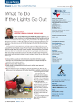What To Do If the Lights Go Out